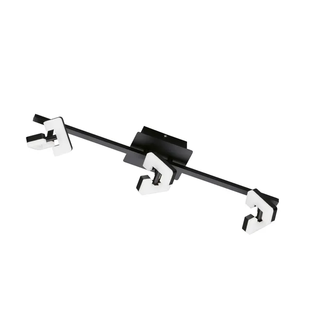 fischer-honsel-ray-led-deckenleuchte-3-flammig-sandschwarz-schwenkbar image 1