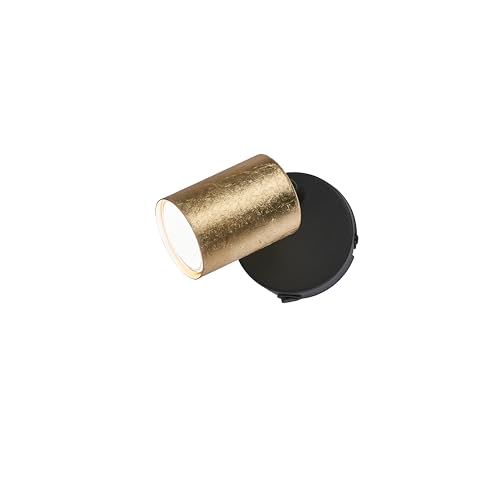 fischer-honsel-vano-wandleuchte-spot-sandschwarz-gold-gu10 image 4