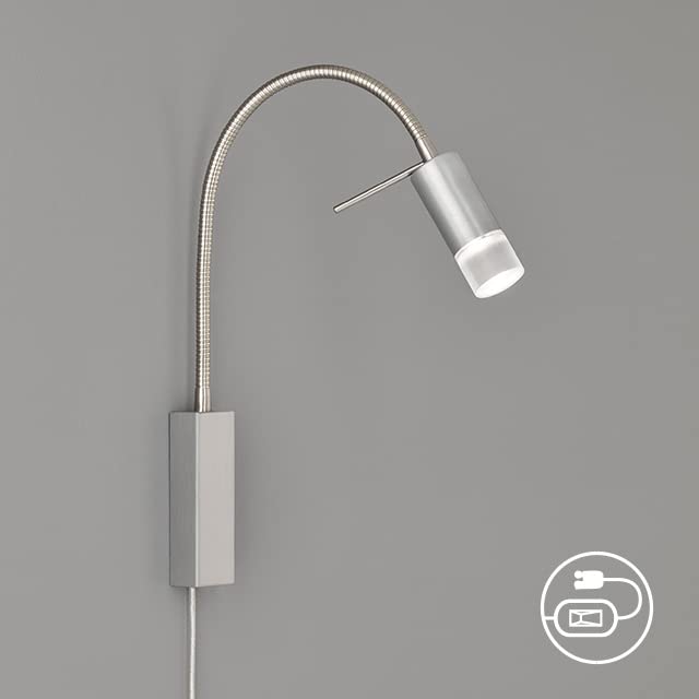 fischer-honsel-river-led-wandspot-bettleuchte-nickelfarben-matt-mit-flexarm image 4