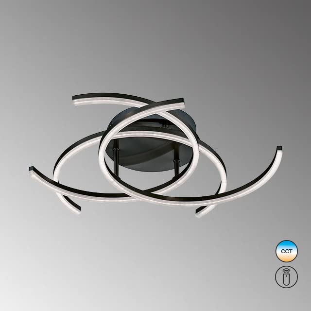 fischer-honsel-visby-deckenleuchte-sandschwarz-d-68-cm-4100-lm-fernbedienung image 7