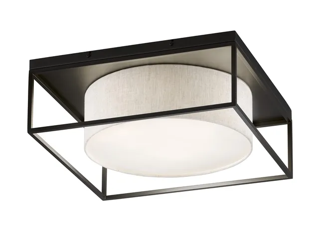 fischer-honsel-carre-deckenleuchte-70x70-cm-sandschwarz-leinen image 1