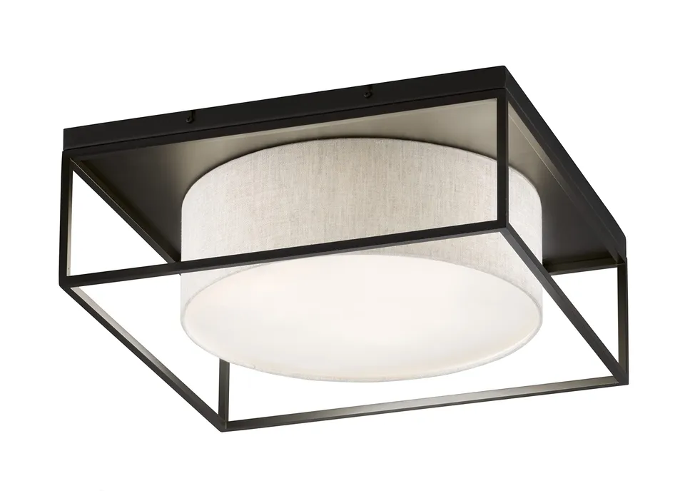fischer-honsel-carre-deckenleuchte-70x70-cm-sandschwarz-leinen image 1