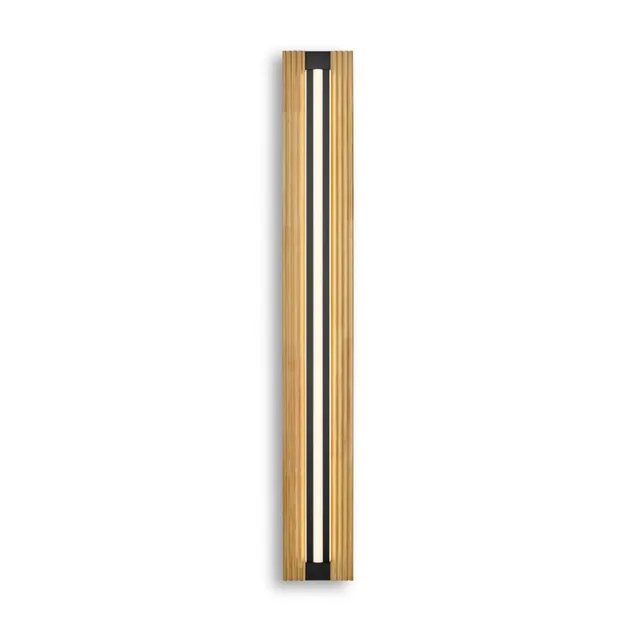 herzblut-buschwerk-groove-deckenleuchte-mit-rillenholz-und-cct image 1