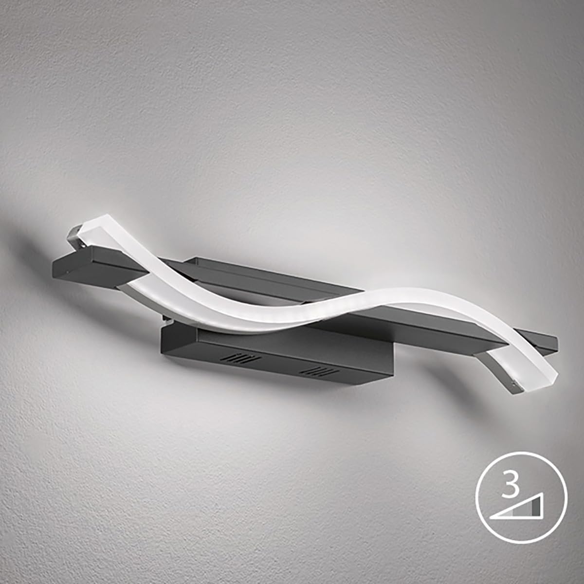 fischer-honsel-bridge-wandleuchte-sandschwarz-nickel-matt-led-1200-lm-dimmbar image 3