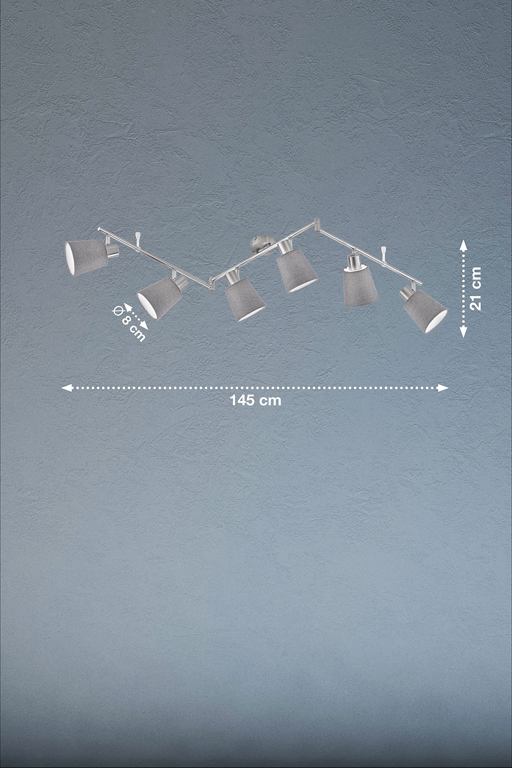 fischer-honsel-jeff-deckenbogen-145-cm-nickelfarben-matt-6x-e14 image 2