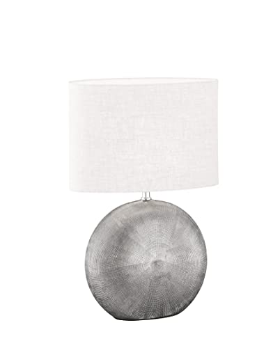 fischer-honsel-tobse-tischleuchte-53-cm-keramik-silber-antik-leinenwei image 6