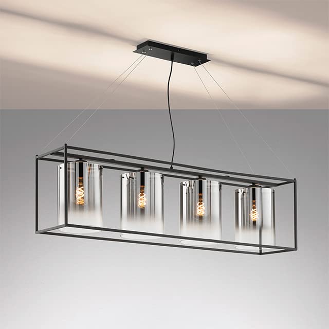 fischer-honsel-pendelleuchte-samu-4-flammig-sandschwarz-rauchglas-115-cm image 7