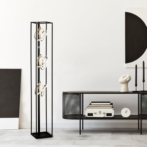 fischer-honsel-gisi-stehleuchte-schwarz-matt-gold-130-cm-led-4600-lm-dimmbar image 8