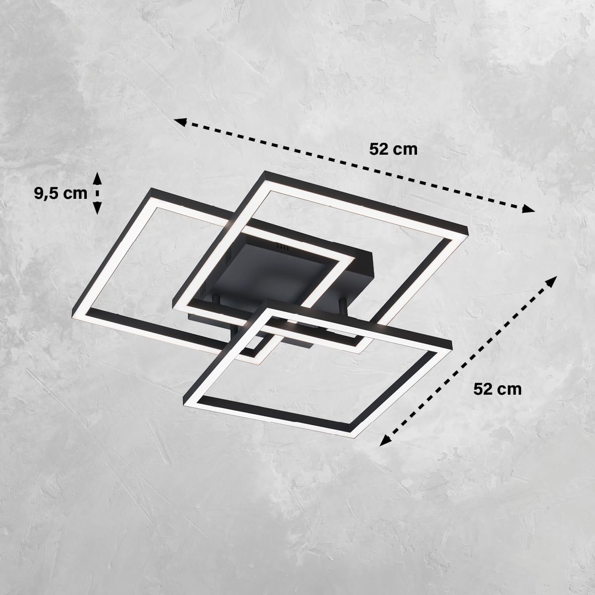 fischer-honsel-seth-deckenleuchte-sandschwarz-52x52cm-cct-4700lm image 3