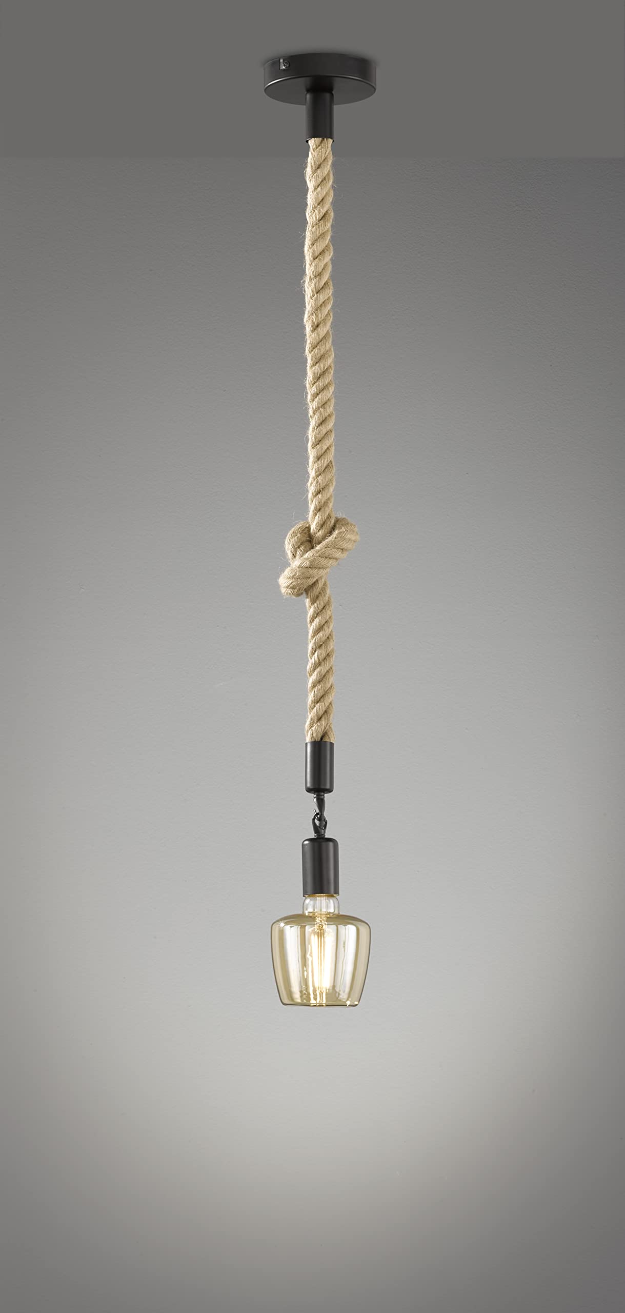 fischer-honsel-rope-pendelleuchte-maritim-seil-metall-schwarz image 2