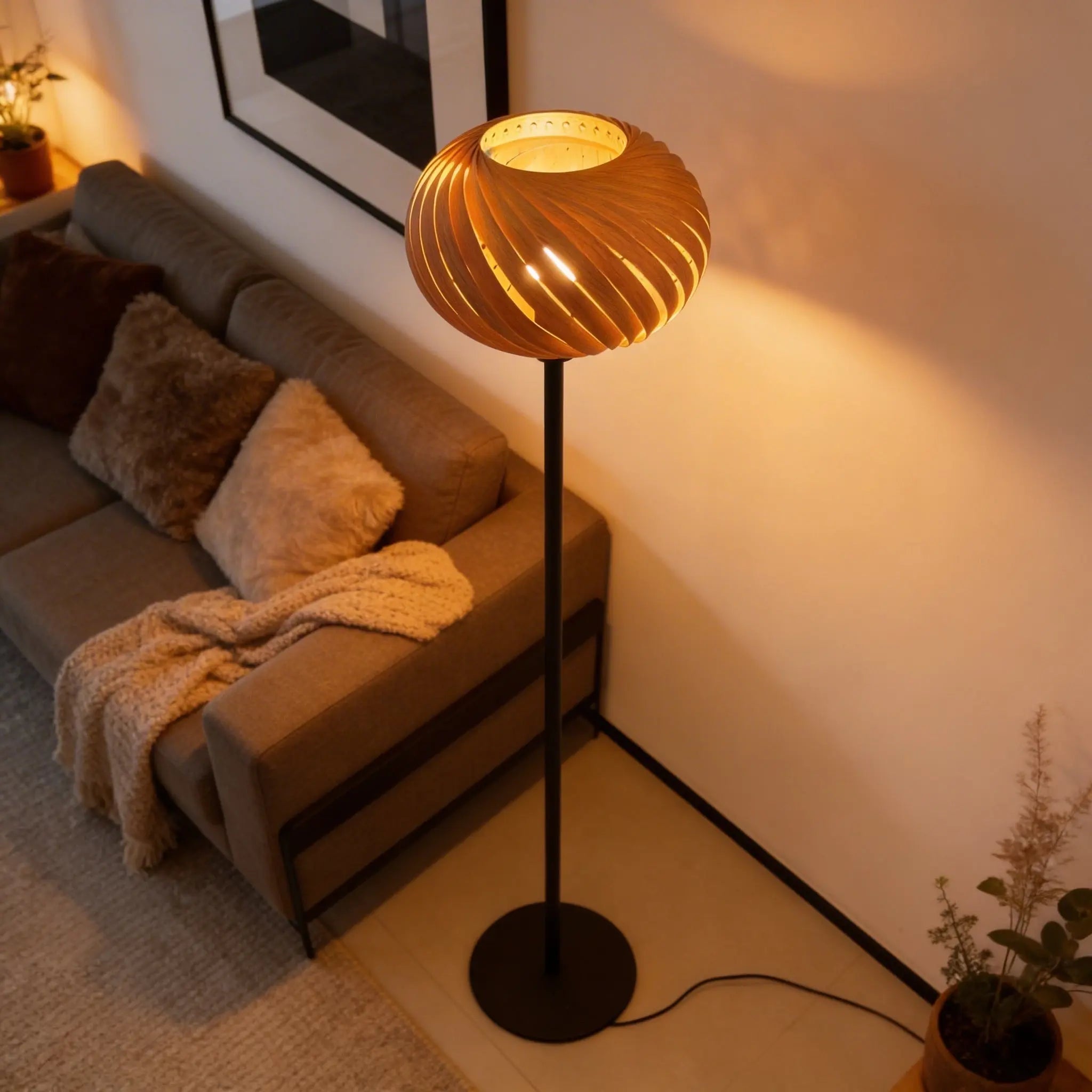 gofurnit-alma-lampenschirm-eichenholz-e27 image 2