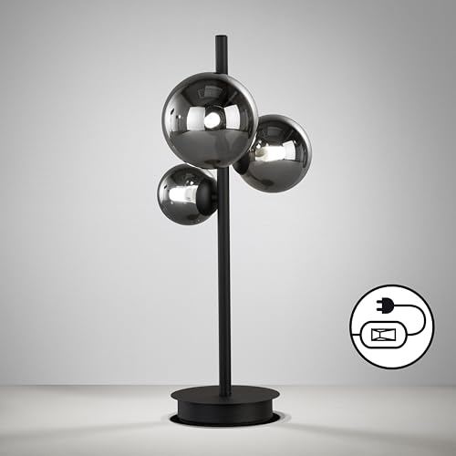 fischer-honsel-bala-tischleuchte-sandschwarz-rauchglas-h-48-cm image 4