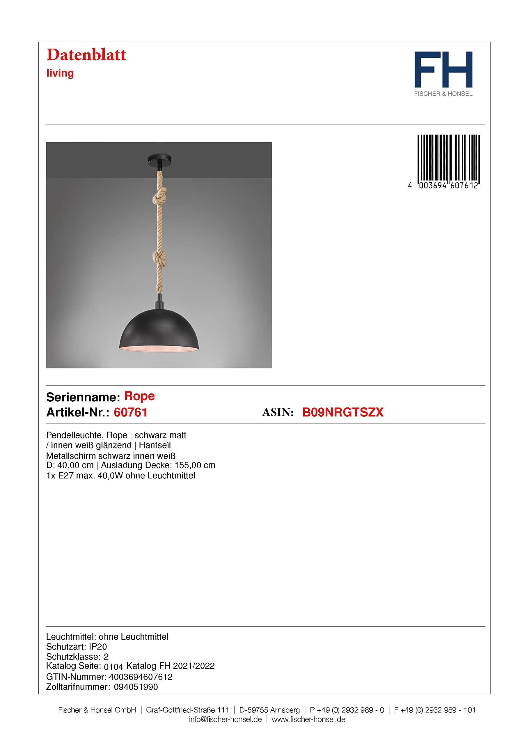fischer-honsel-rope-pendelleuchte-hanfseil-e27-40cm image 4