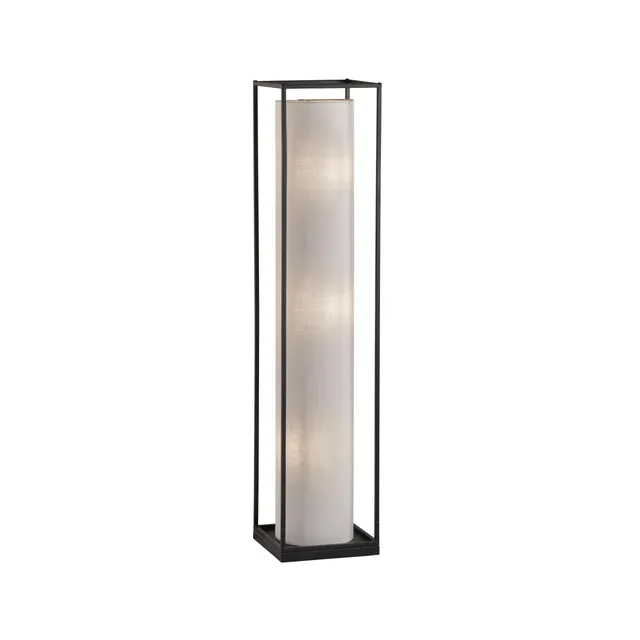 fischer-honsel-thor-stehleuchte-sandschwarz-schirm-wei-leinen-114-5-cm image 1