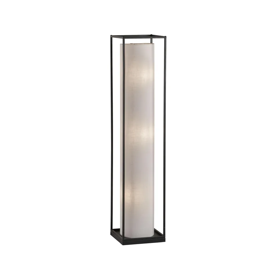fischer-honsel-thor-stehleuchte-sandschwarz-schirm-wei-leinen-114-5-cm image 1
