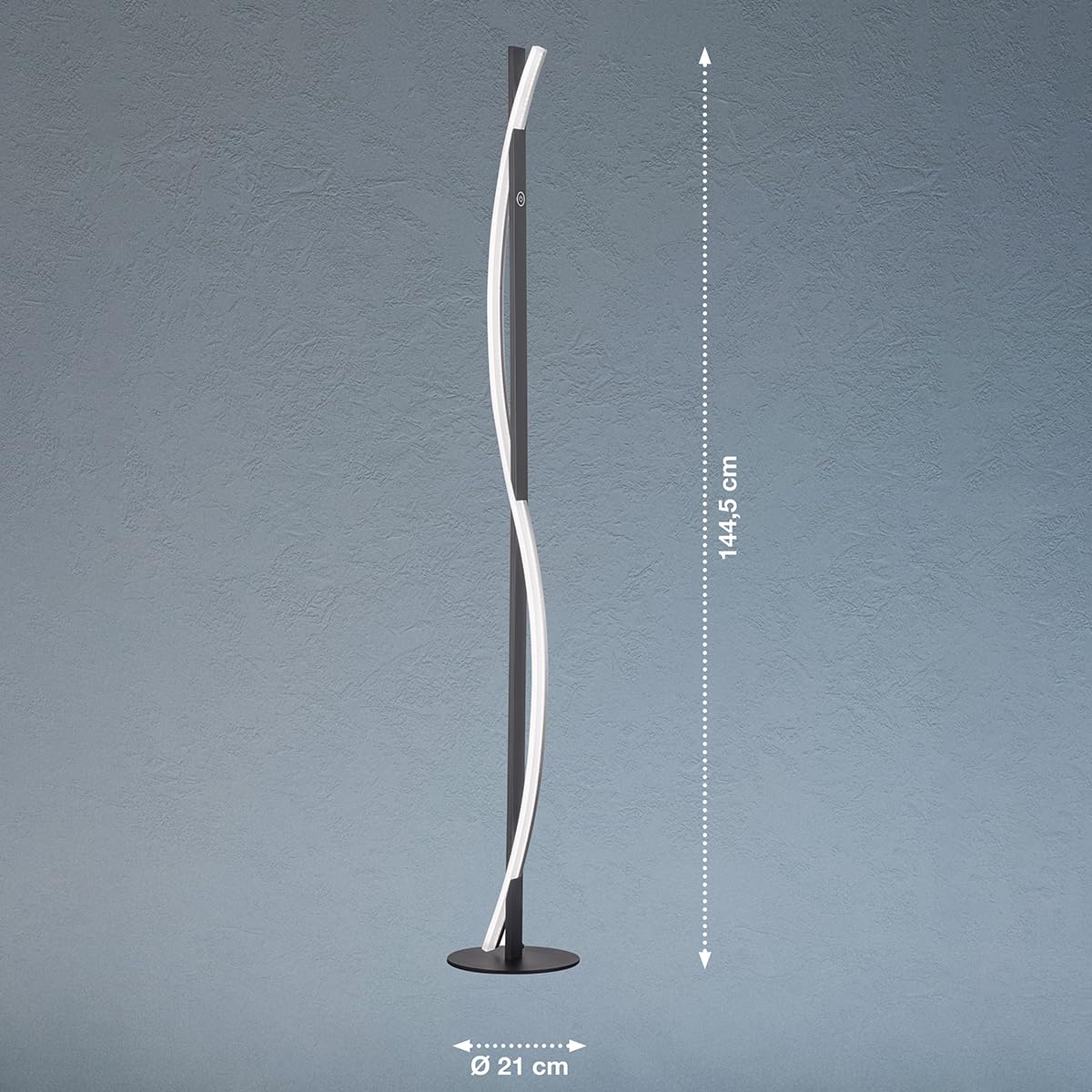 fischer-honsel-bridge-stehleuchte-sandschwarz-nickel-matt-144-5-cm-led-2900-lm image 4