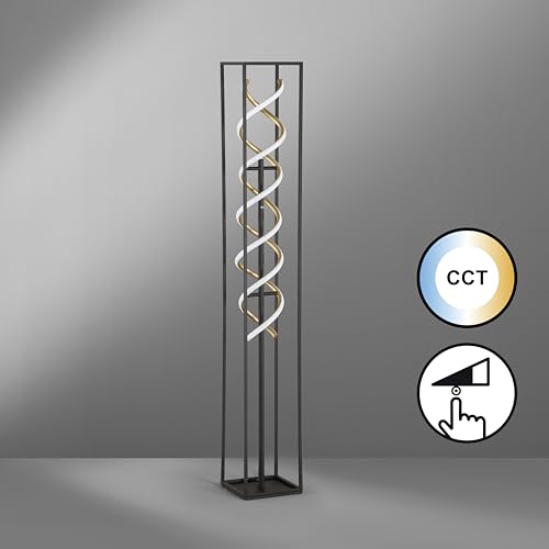 fischer-honsel-gian-stehleuchte-sandschwarz-goldfarben-135-cm-dimmbar-cct-led image 6