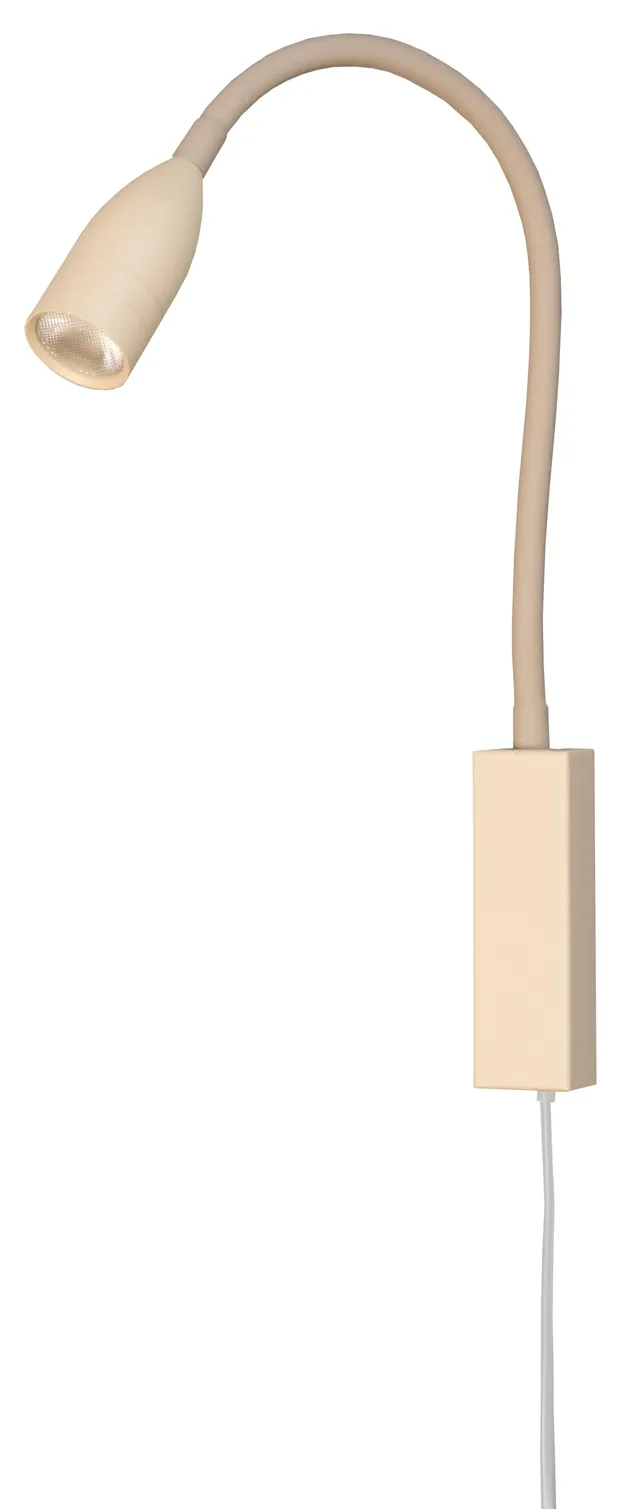 fischer-honsel-wandspot-sten-bettleuchte-sandfarben-gestensteuerung image 1