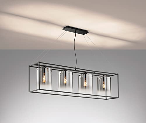 fischer-honsel-pendelleuchte-samu-4-flammig-sandschwarz-rauchglas-115-cm image 8