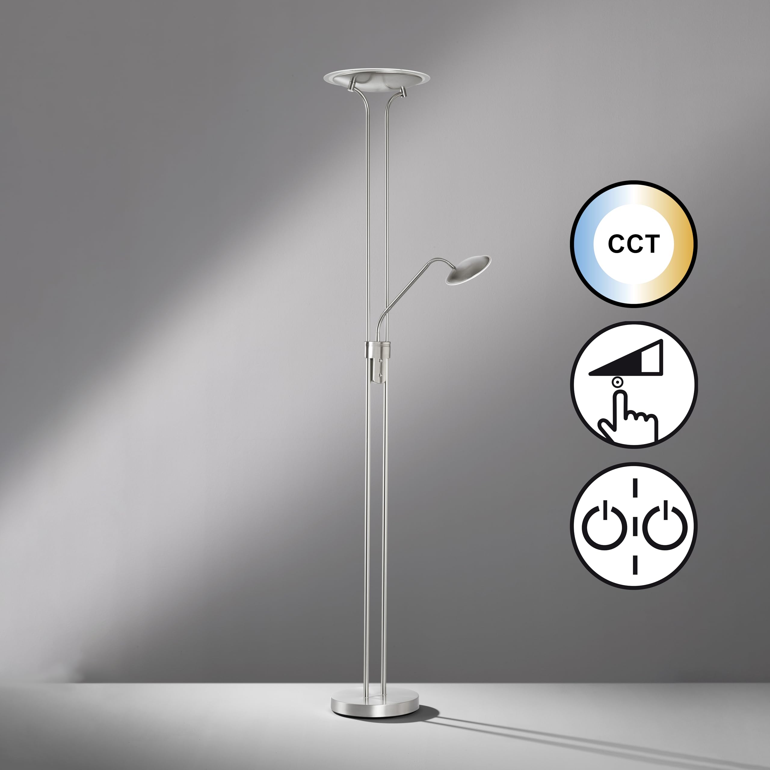 fischer-honsel-tallri-led-stehleuchte-nickelfarben-matt-180-cm-dimmbar-cct image 3