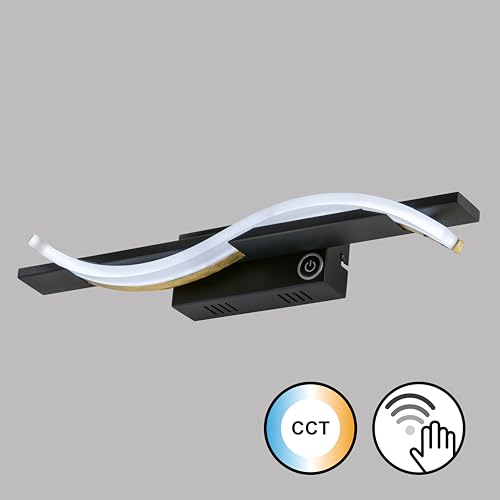 fischer-honsel-bridge-wandleuchte-schwarz-gold-dimmbar-cct-42-cm image 7