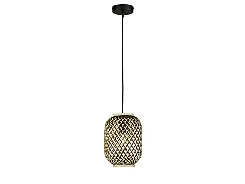 fischer-honsel-hummel-pendelleuchte-bambus-natur-e27-17-cm image 6