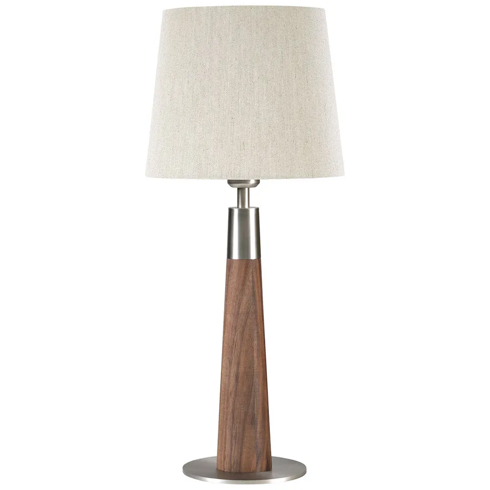 herzblut-conico-hockerleuchte-aluminium-holz image 1