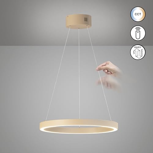 fischer-honsel-silvio-pendelleuchte-60cm-sandfarben-dimmbar image 4