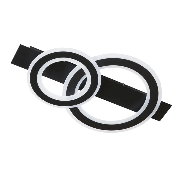 fischer-honsel-circle-led-deckenleuchte-sandschwarz-61-cm-dimmbar-cct image 1