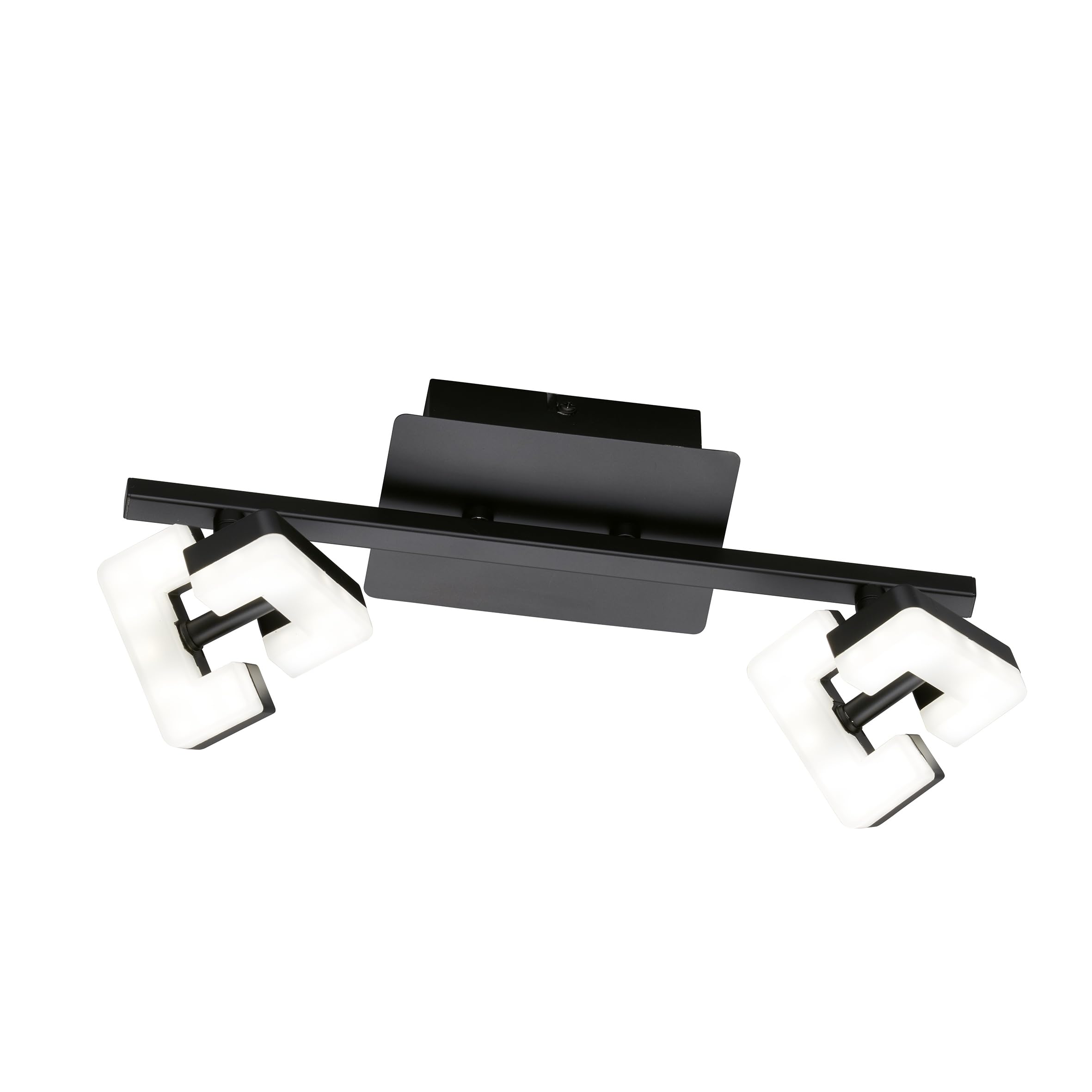 fischer-honsel-ray-deckenleuchte-sandschwarz-schwenkbar-2x-led-1300-lm image 1