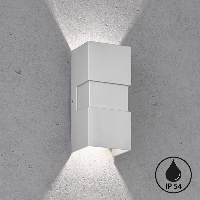fischer-honsel-oslo-led-au-enwandleuchte-silber-up-down-380-lm image 6