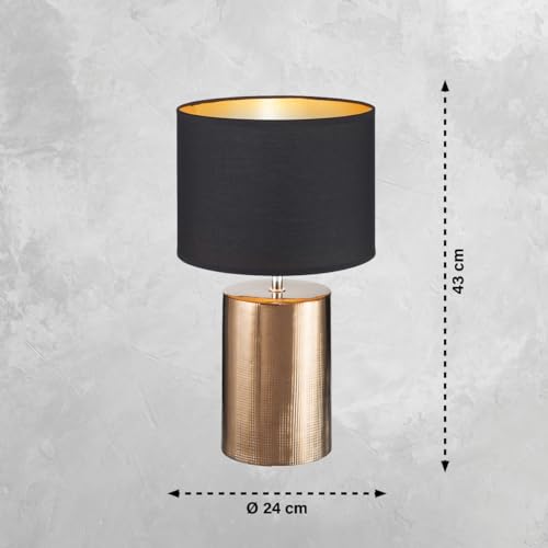 fischer-honsel-bronz-tischleuchte-bronze-antik-mit-schirm-43-cm image 7