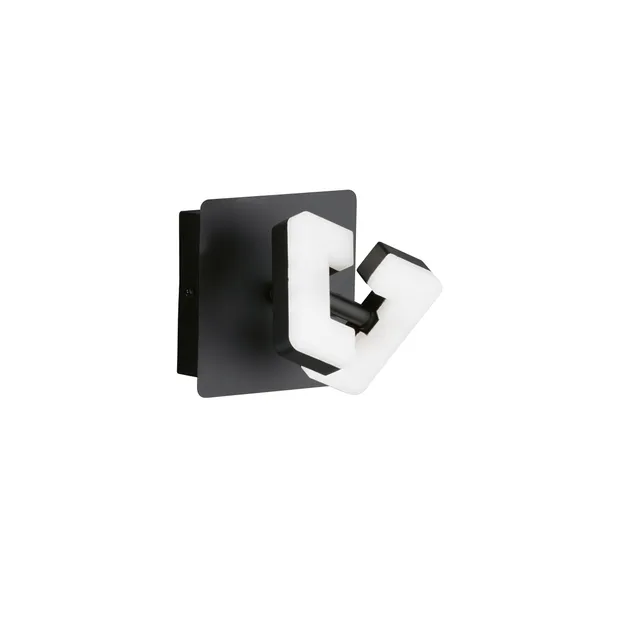 fischer-honsel-ray-wandspot-sandschwarz-mit-schalter-11-cm image 1