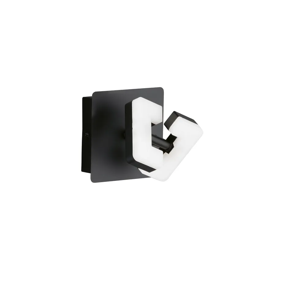 fischer-honsel-ray-wandspot-sandschwarz-mit-schalter-11-cm image 1