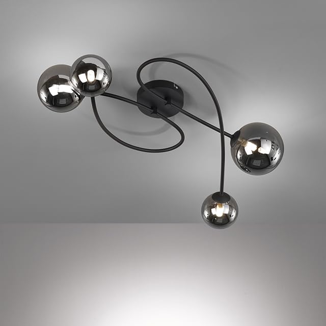 fischer-honsel-bala-deckenleuchte-sandschwarz-rauchglas-78-5-cm-4x-g9-led image 3