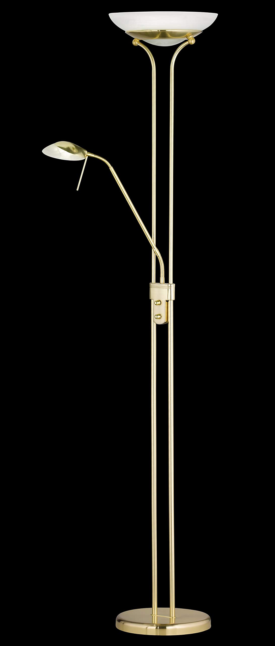 fischer-honsel-pool-tw-stehleuchte-fluter-28w-leselicht-5w-messingfarben-dimmbar image 3