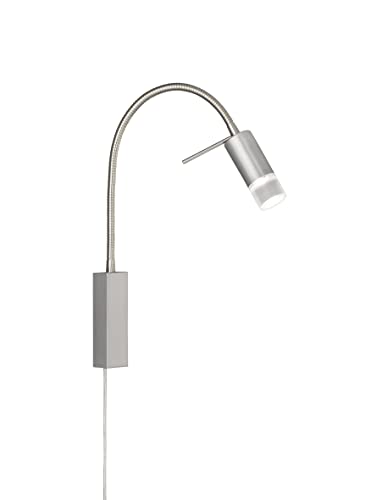 fischer-honsel-river-led-wandspot-bettleuchte-nickelfarben-matt-mit-flexarm image 3