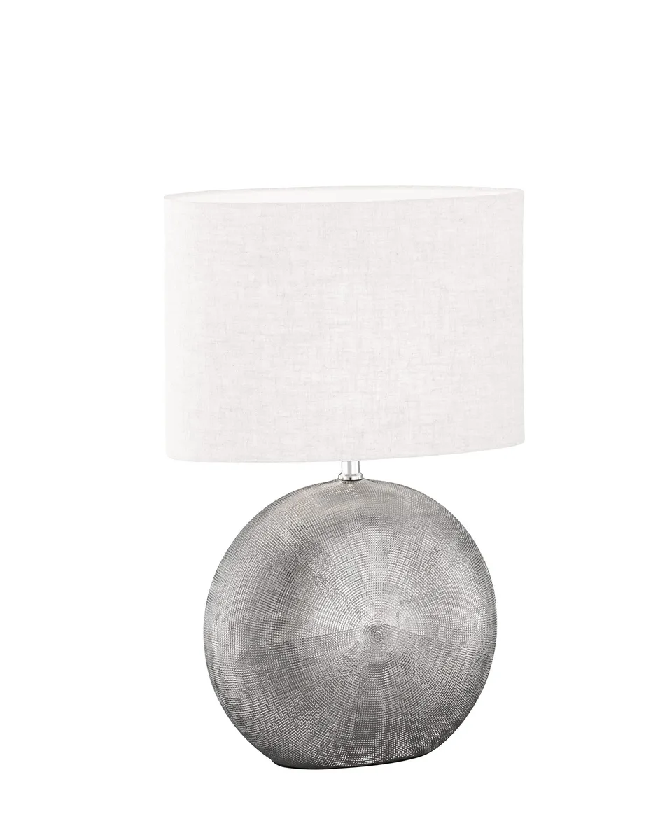 fischer-honsel-tobse-tischleuchte-53-cm-keramik-silber-antik-leinenwei image 1