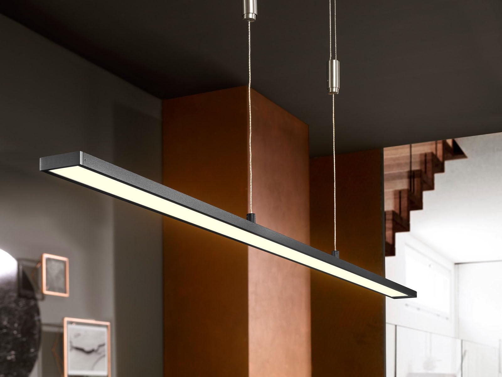 fischer-honsel-metz-tw-pendelleuchte-led-dimmbar-cct-sandschwarz-120cm image 2