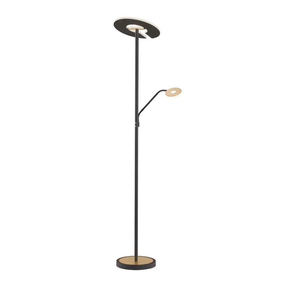 fischer-honsel-dent-stehleuchte-sandschwarz-gold-180-cm-dimmbar-5400-lm image 1