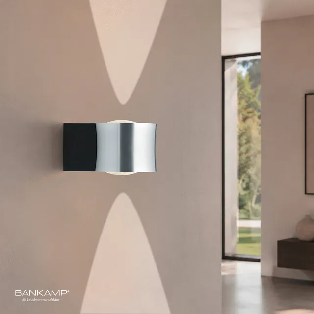 bankamp-impulse-wandleuchte-12w-up-and-down-dimmbar image 1