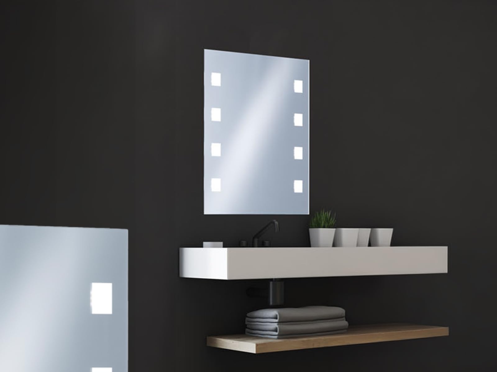 fischer-honsel-spiegel-led-spiegelleuchte-silber-70x56-cm-dimmbar image 2