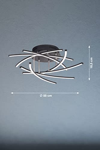 fischer-honsel-cross-tw-deckenleuchte-55-cm-sandschwarz-cct-fernbedienung image 7