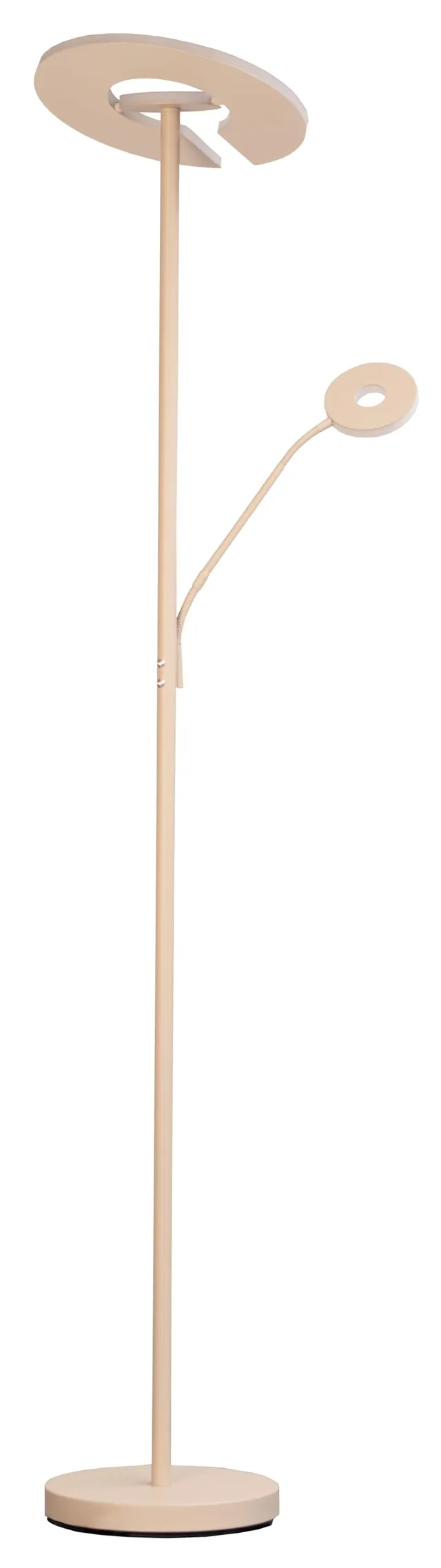 fischer-honsel-dent-fluter-stehleuchte-sandfarben-180-cm-5400-lm image 1