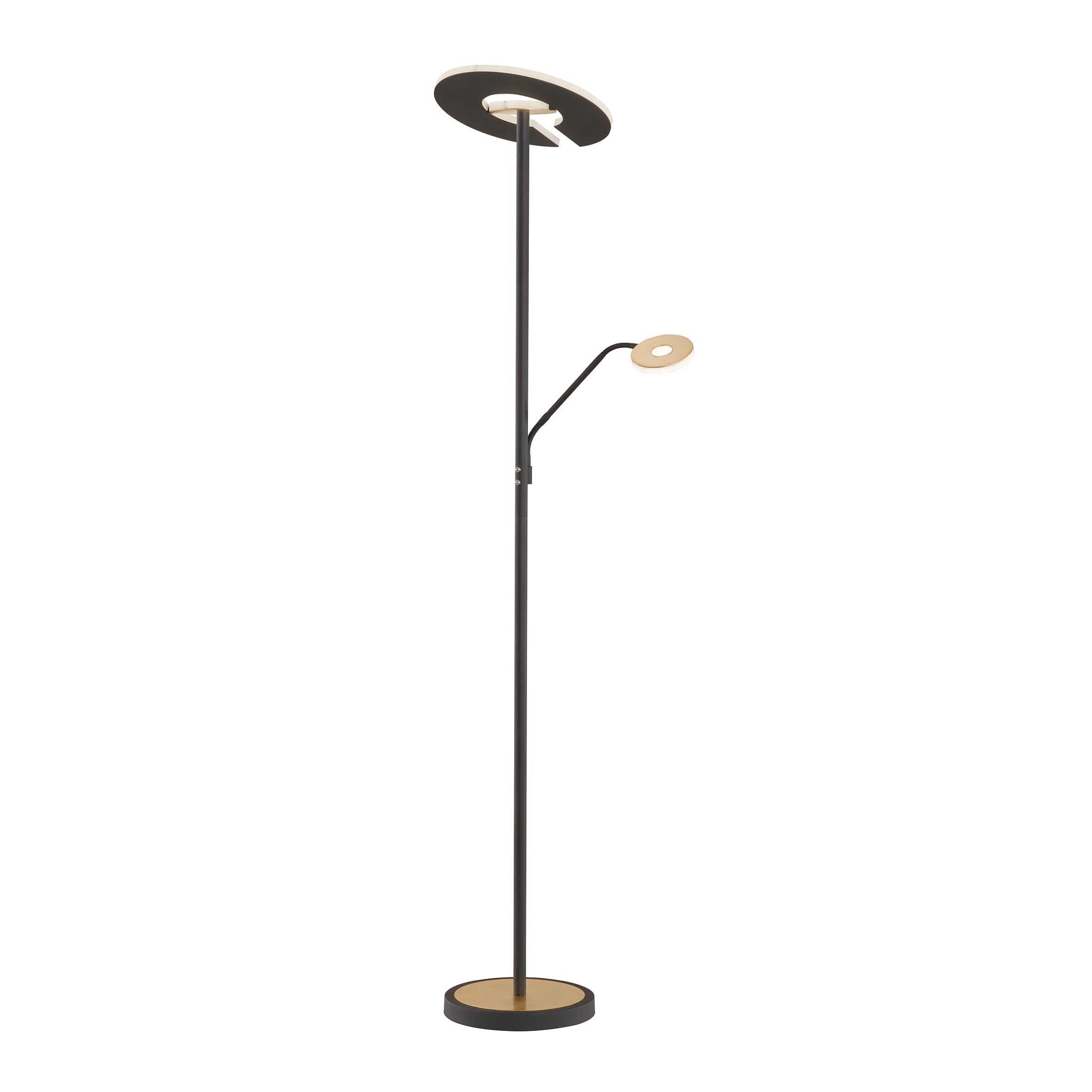fischer-honsel-dent-stehleuchte-sandschwarz-gold-180-cm-dimmbar-5400-lm image 1