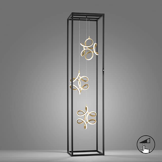 fischer-honsel-gesa-stehleuchte-schwarz-blattgold-h-140-cm-5400-lm-dimmbar image 7