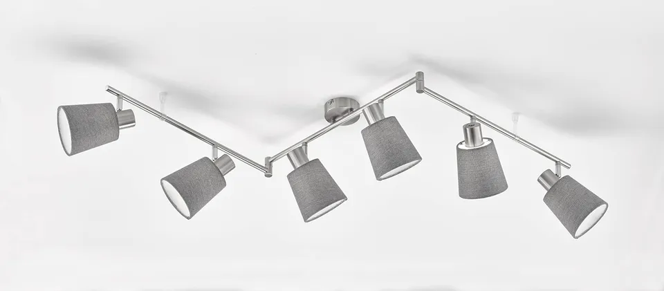 fischer-honsel-jeff-deckenbogen-145-cm-nickelfarben-matt-6x-e14 image 1
