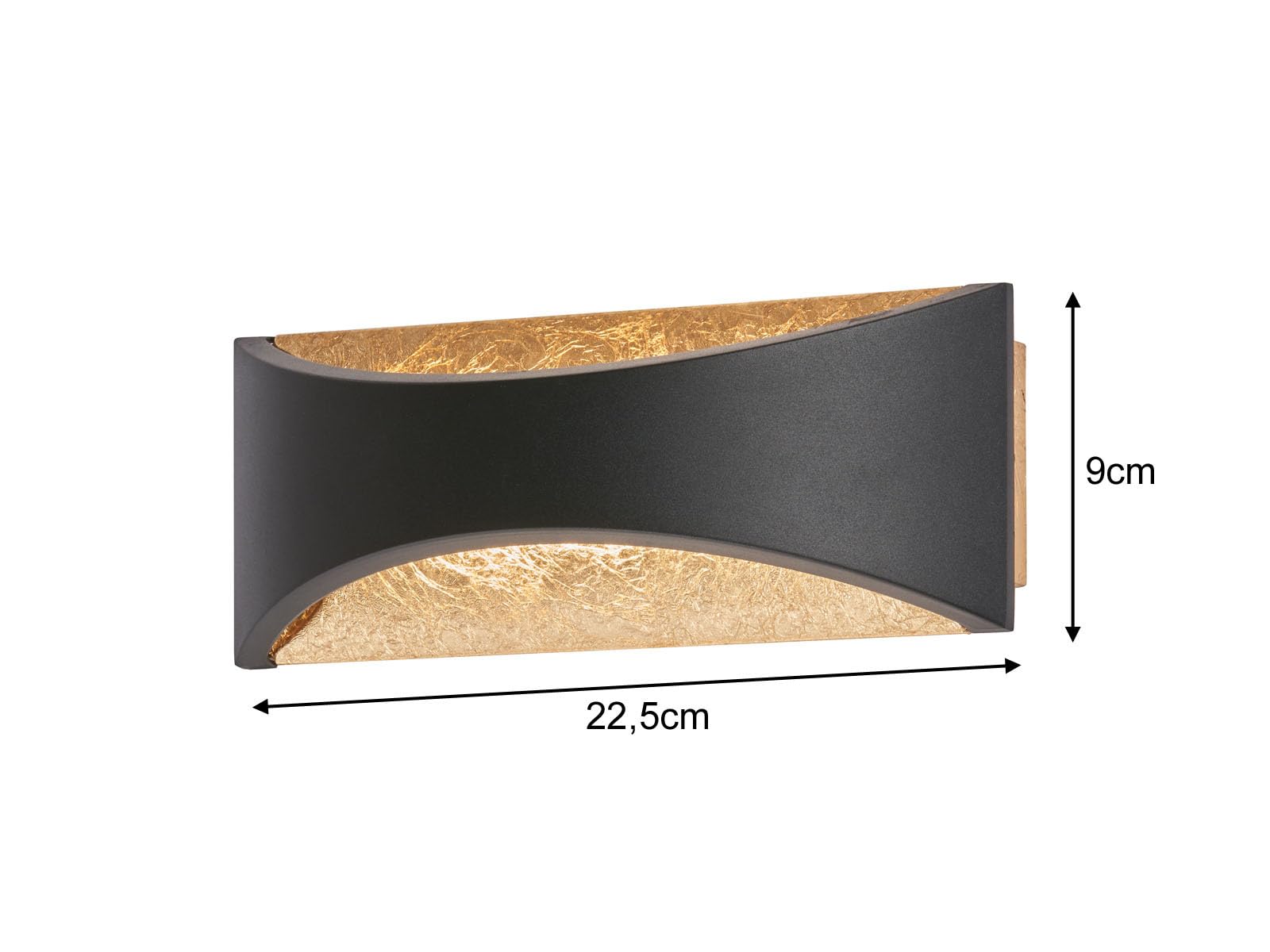 fischer-honsel-rio-led-wandleuchte-sandschwarz image 3
