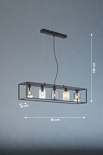fischer-honsel-iska-pendelleuchte-95-cm-sandschwarz-rauchglas-h-heneinstellbar image 8
