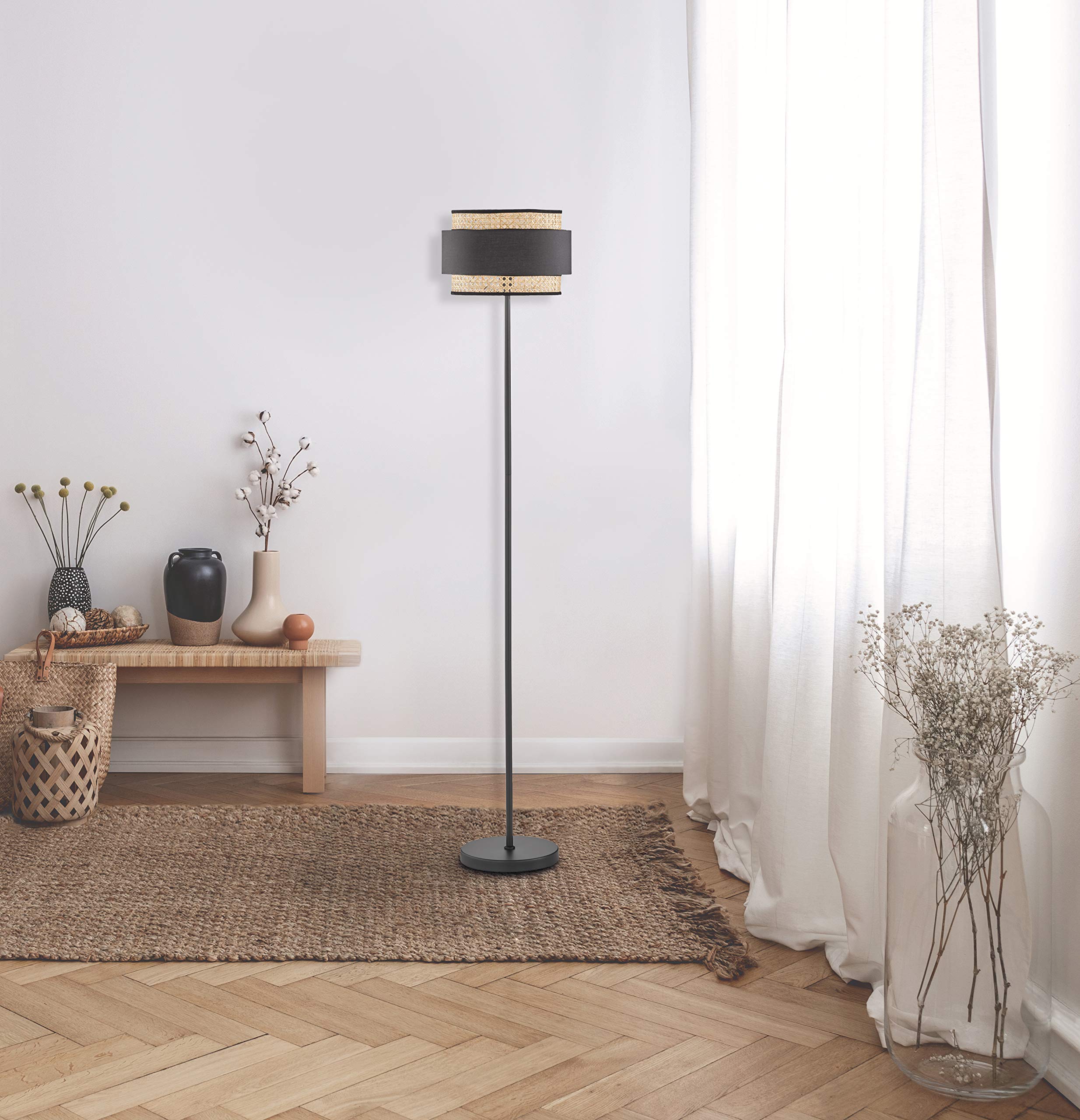 fischer-honsel-beat-tw-40296-led-stehleuchte-sandschwarz-matt-140-cm image 4